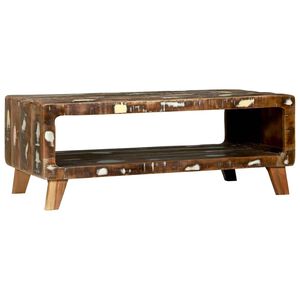 vidaXL Doh&aacute;nyz&oacute;asztal 90 x 50 x 35 cm Szil&aacute;rd &Uacute;jrahasznos&iacute;tott Fa