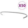 vidaXL 50 db horganyzott ac&eacute;l gabionhorog 40 cm
