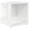 vidaXL magasf&eacute;nyű feh&eacute;r forg&aacute;cslap kisasztal 33 x 33 x 34,5 cm