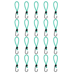 vidaXL 20 db bungee sz&iacute;j kamp&oacute;val 15 cm