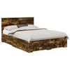 vidaXL &Aacute;gykeret fi&oacute;kkal t&aacute;rol&oacute;val F&uuml;st&ouml;s T&ouml;lgy 135 x 190 cm Szerelt Fa