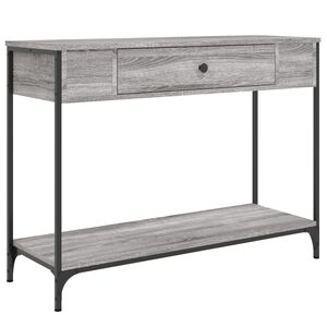 vidaXL sz&uuml;rke sonoma sz&iacute;nű szerelt fa konzolasztal 100 x 34,5 x 75 cm