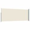 vidaXL kr&eacute;msz&iacute;nű beh&uacute;zhat&oacute; oldals&oacute; napellenző 120 x 300 cm