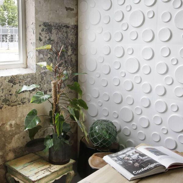 WallArt GA-WA11 12 darab 3D falpanel kráteres mintával