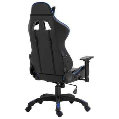 vidaXL kék műbőr gamer szék
