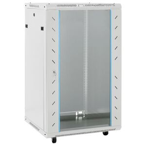 vidaXL sz&uuml;rke 18U h&aacute;l&oacute;zati szekr&eacute;ny 19" IP20 60 x 60 x 100 cm