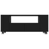 vidaXL fekete szerelt fa TV-szekr&eacute;ny 120x35x48 cm