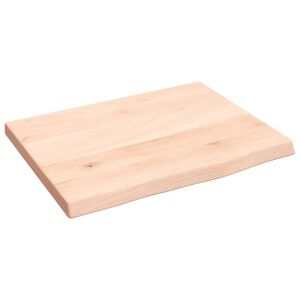 vidaXL kezeletlen t&ouml;m&ouml;r fa f&uuml;rdőszobai pult 40x30x2 cm