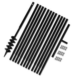 F&ouml;ld F&uacute;r&oacute; 100 mm Foganty&uacute; Hosszabb&iacute;t&oacute; Cs&ouml; 13 m Ac&eacute;l