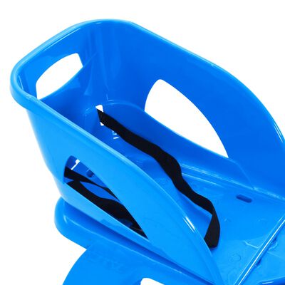 vidaXL kék polipropilén szánkó üléssel és kormánnyal 102,5x40x23 cm
