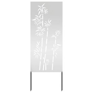 vidaXL Kertv&eacute;dő v&aacute;szon Vir&aacute;gos Ez&uuml;st 50 x 140 cm Horganyzott ac&eacute;l