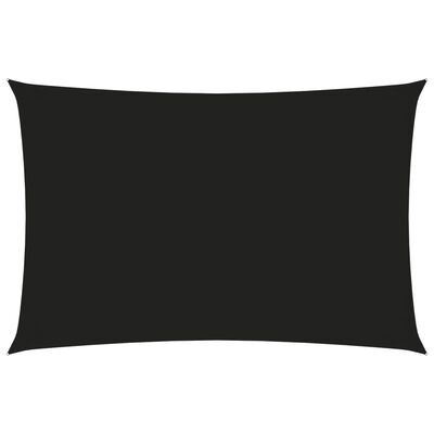 vidaXL fekete téglalap alakú oxford szövet napvitorla 2,5 x 4,5 m
