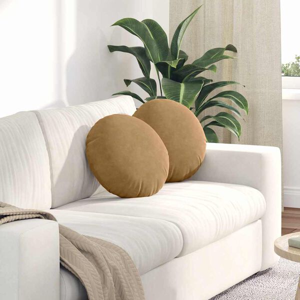 vidaXL &Uuml;lőp&aacute;rn&aacute;k 2 pcs Barna &Oslash; 40 x 13 cm B&aacute;rsony