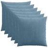 vidaXL P&aacute;rna huzat 6 pcs ALMELO K&eacute;k 65 x 65 cm cord