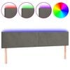 vidaXL s&ouml;t&eacute;tsz&uuml;rke b&aacute;rsony LED-es fejt&aacute;mla 160x5x78/88 cm