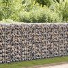 vidaXL horganyzott acél gabion fal 630 x 30 x 100 cm