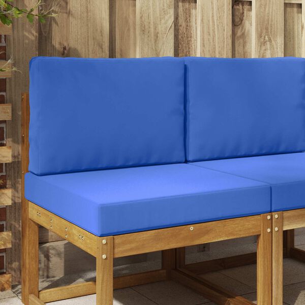 vidaXL K&uuml;lt&eacute;ri kanap&eacute; p&aacute;rna 2 pcs T&uuml;rkiz Poli&eacute;szter