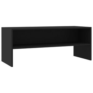 vidaXL fekete szerelt fa TV-szekr&eacute;ny 100 x 40 x 40 cm