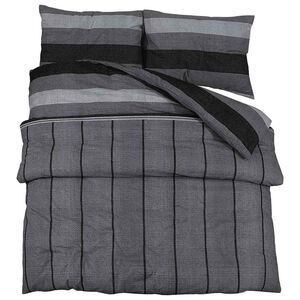 vidaXL sz&uuml;rke &aacute;gyneműhuzat-garnit&uacute;ra 260x220 cm pamut