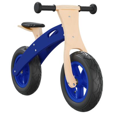 vidaXL kék egyensúlyozó-kerékpár gyerekeknek felfújható kerekekkel