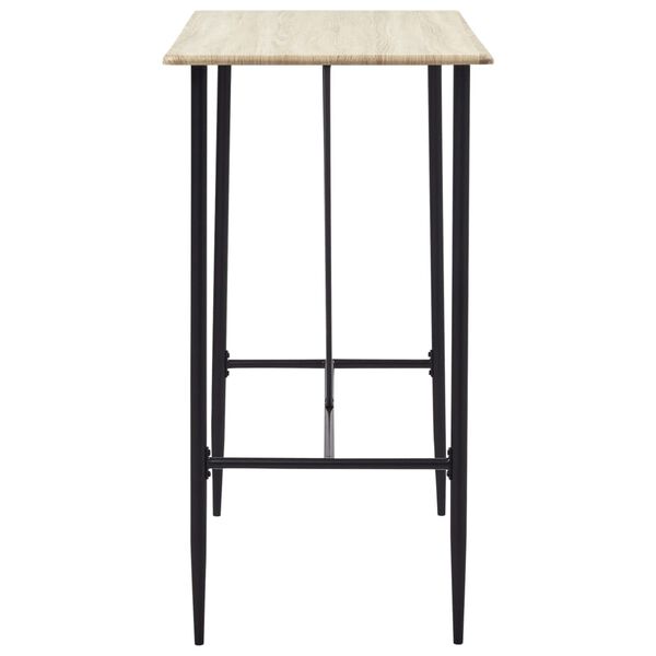 vidaXL 5-r&eacute;szes fekete műbőr b&aacute;rszett