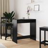 vidaXL B&aacute;rasztal Fekete t&ouml;lgy 102 x 50 x 103,5 cm Faanyag