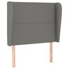 vidaXL s&ouml;t&eacute;tsz&uuml;rke sz&ouml;vet fejt&aacute;mla sz&aacute;rnyakkal 83 x 23 x 118/128 cm
