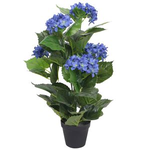 vidaXL műhortenzia vir&aacute;gcser&eacute;ppel 60 cm k&eacute;k