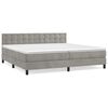 vidaXL vil&aacute;gossz&uuml;rke b&aacute;rsony rug&oacute;s &aacute;gy matraccal 200x200 cm