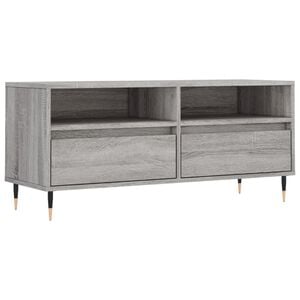 vidaXL sz&uuml;rke sonoma sz&iacute;nű szerelt fa TV-szekr&eacute;ny 100x34,5x44,5 cm