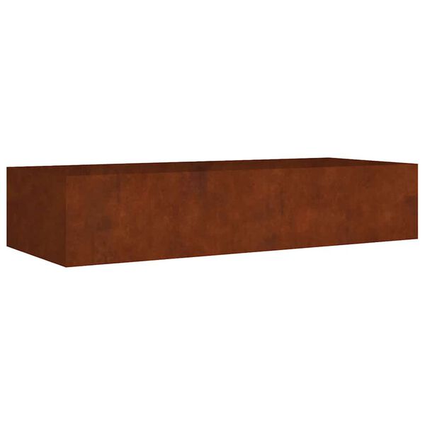 vidaXL corten ac&eacute;l kerti magas&aacute;gy&aacute;s 200x80x40 cm