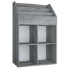 vidaXL betonsz&uuml;rke szerelt fa gyerek &uacute;js&aacute;gtart&oacute; 71 x 30 x 114 cm