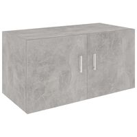 vidaXL betonszürke forgácslap fali szekrény 80 x 39 x 40 cm