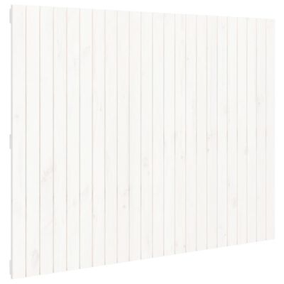 vidaXL fehér tömör fenyőfa fali fejtámla 146,5x3x110 cm