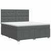 vidaXL Boxspring &aacute;gy matraccal S&ouml;t&eacute;tsz&uuml;rke 160 x 200 cm Sz&ouml;vet