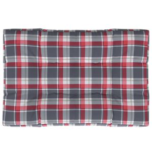 vidaXL piros kock&aacute;s sz&ouml;vet raklapp&aacute;rna 120 x 80 x 12 cm