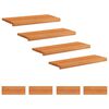 vidaXL L&eacute;pcsőszőnyegek 8 db 70 x 30 x 2 cm Vil&aacute;gos Barna T&ouml;m&ouml;r b&uuml;kkfa