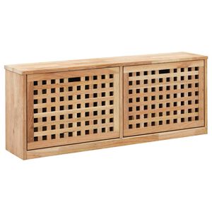 vidaXL t&ouml;m&ouml;r di&oacute;fa cipőt&aacute;rol&oacute; pad 94 x 20 x 38 cm