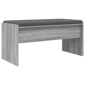 vidaXL Előt&eacute;r pad p&aacute;rn&aacute;val Sz&uuml;rke Sonoma 83 x 38 x 40 cm