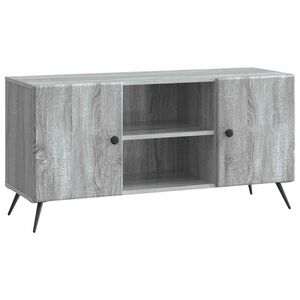 vidaXL TV szekr&eacute;ny 102 x 34,5 x 50 cm Sz&uuml;rke Sonoma Szerelt Fa