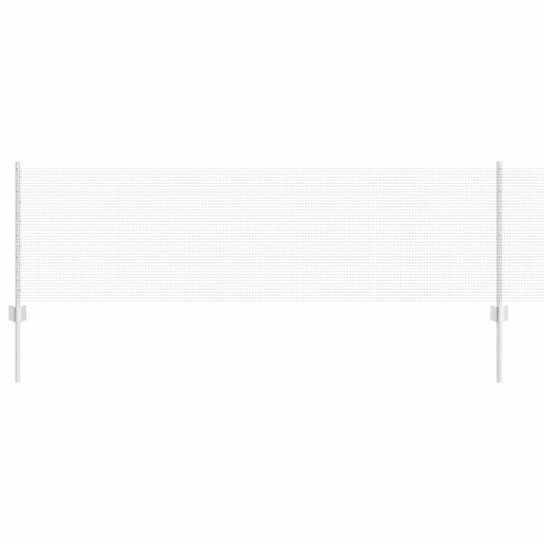 vidaXL Ker&iacute;t&eacute;s oszlopokkal Ez&uuml;st 0,6 x 10 m Ac&eacute;l