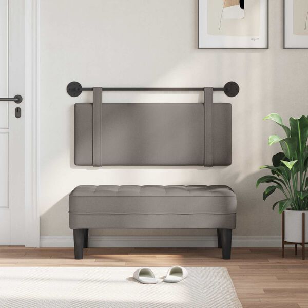 vidaXL Fali Fejt&aacute;mla Falra szerelhető T&oacute;psz&iacute;nű 110 x 55 x 5 cm sz&ouml;vet