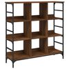 vidaXL barna t&ouml;lgy sz&iacute;nű szerelt fa t&aacute;lal&oacute;szekr&eacute;ny 102 x 32 x 103,5 cm