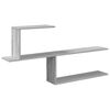 vidaXL Falpolc Sz&uuml;rke Sonoma 122 x 18 x 60 cm Szerelt Fa