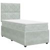 vidaXL Boxspring &aacute;gy matraccal Vil&aacute;gossz&uuml;rke Egyszem&eacute;lyes B&aacute;rsony