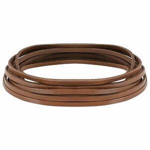 vidaXL Bőr heveder 1 Barna 500 x 0,3 cm Bőr