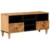 vidaXL T&aacute;rol&oacute; szekr&eacute;nyek Barna 100 x 33,5 x 46 cm T&ouml;m&ouml;r Mang&oacute;f&aacute;t