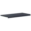 vidaXL Ablakp&aacute;rk&aacute;ny Antracit fa erezettel 60 x 45 x 4,5 cm PVC