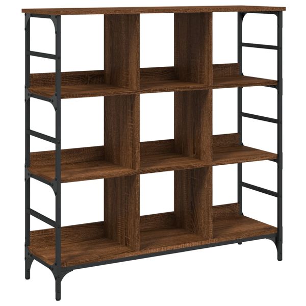 vidaXL barna tölgy színű szerelt fa tálalószekrény 102 x 32 x 103,5 cm