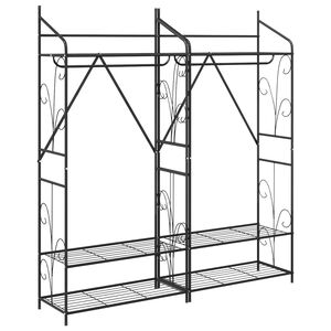 vidaXL Nyitott Szekr&eacute;ny Egysz&iacute;nű 2 pcs 78 x 36 x 158 cm